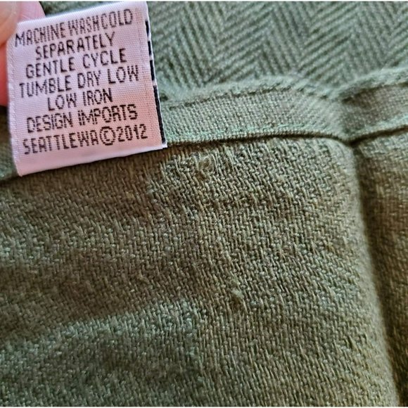 Bear Creek Hand Towel or Kitchen Towel, Forest Green, Bear Applique, New no tags - Picture 4 of 6